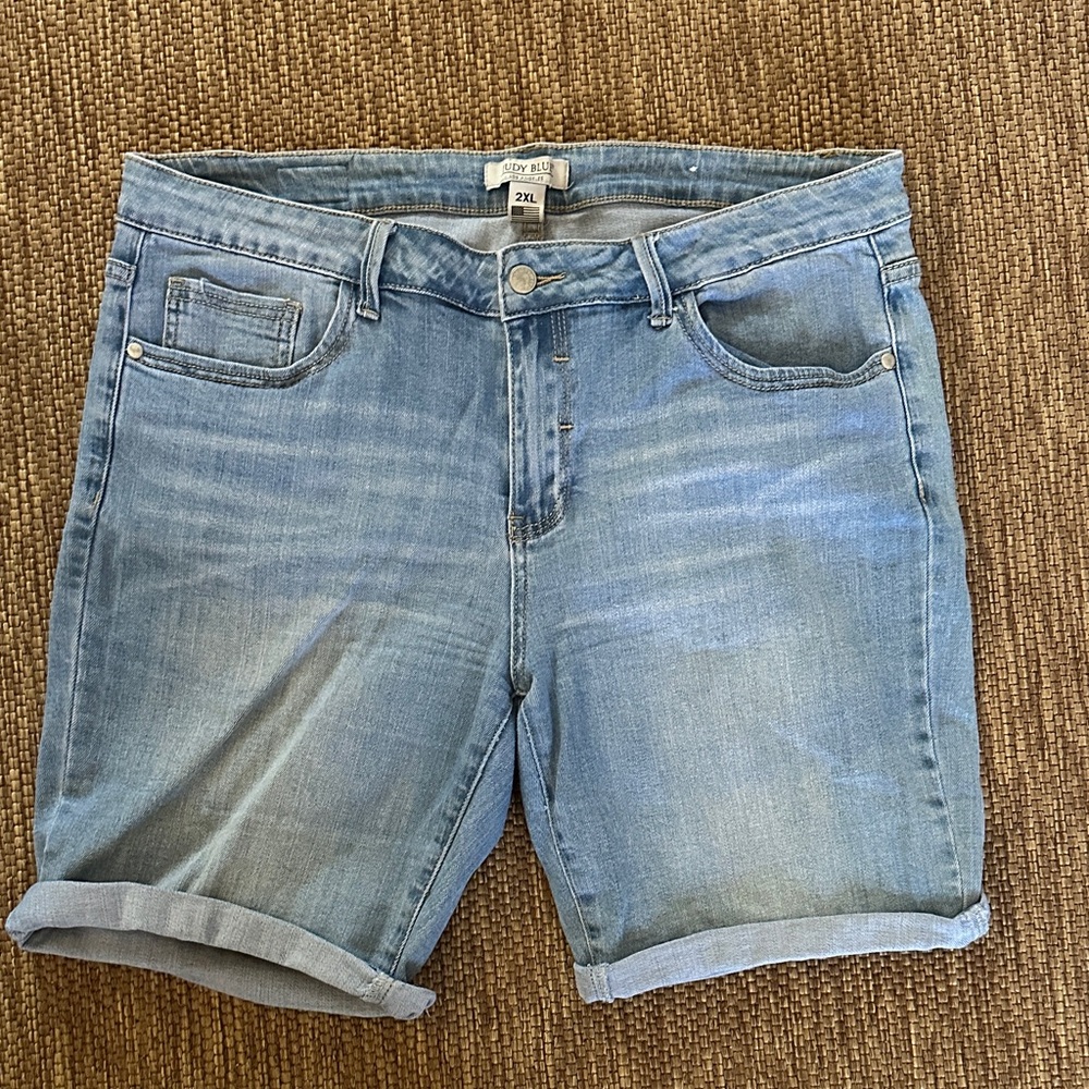 Judy Blue Light Blue Denim Shorts